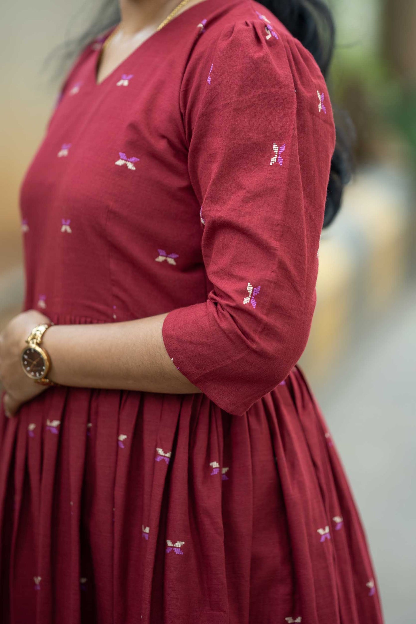 Cotton Frock- 2 layer- CBR008