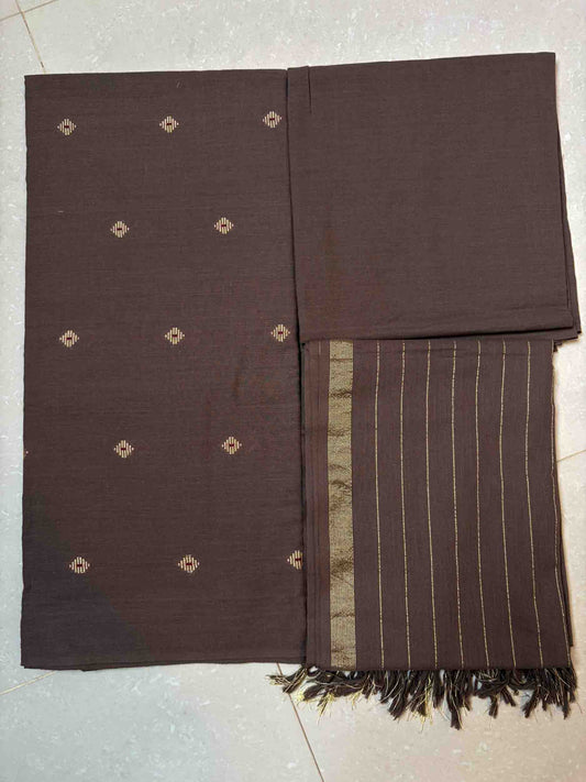 100% Pure south cotton- 3pc unstitched-(DM007)
