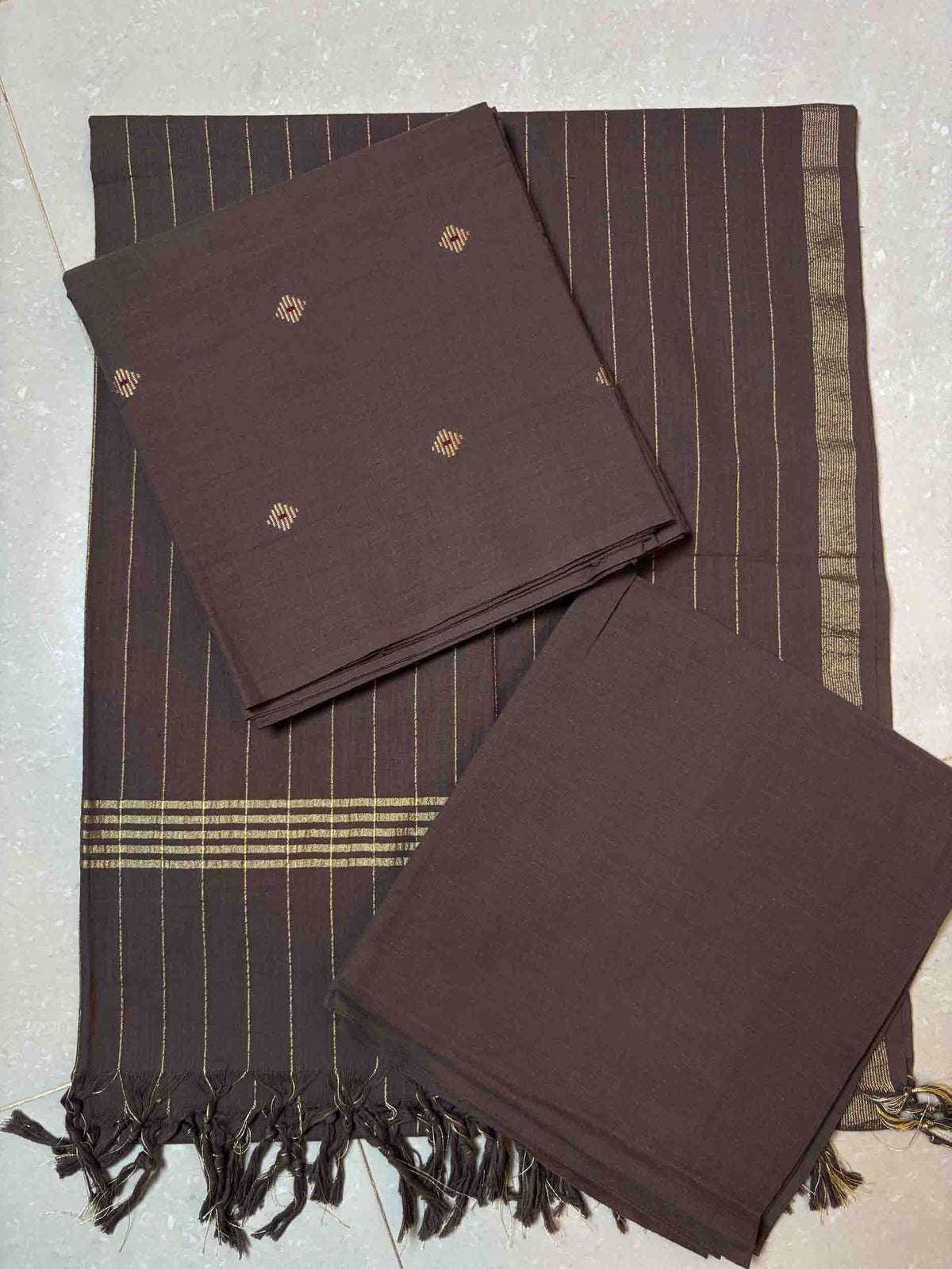 100% Pure south cotton- 3pc unstitched-(DM007)