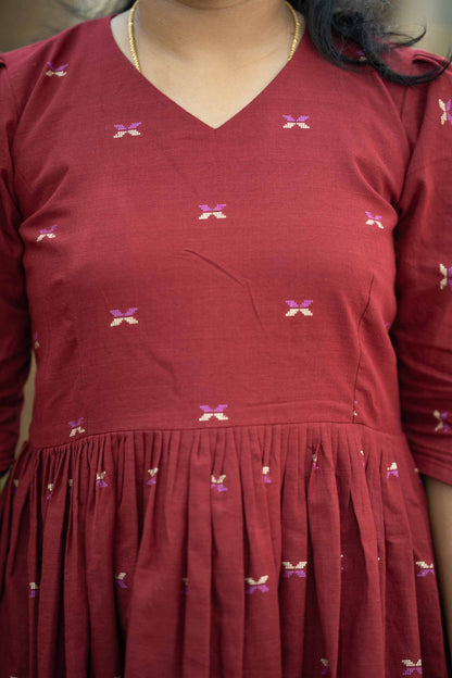 Cotton Frock- 2 layer- CBR008