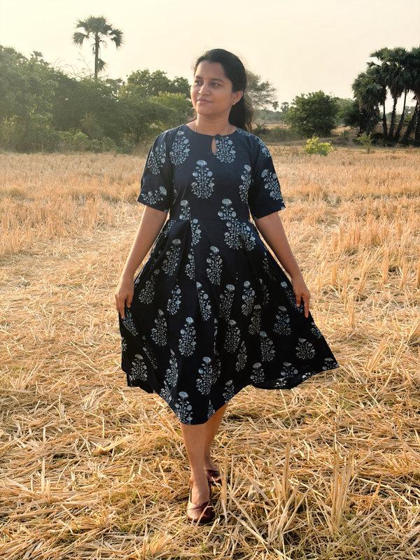 100% pure cotton frock